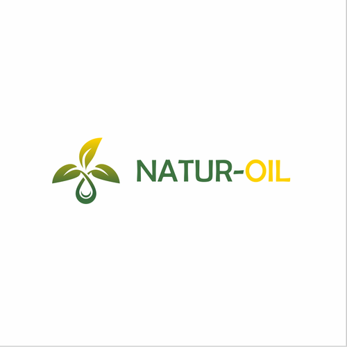 Logo representing bio based oil products. Design réalisé par HTM