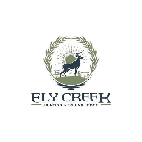 Hunting lodge Logo Design by TinyTigerGrafix