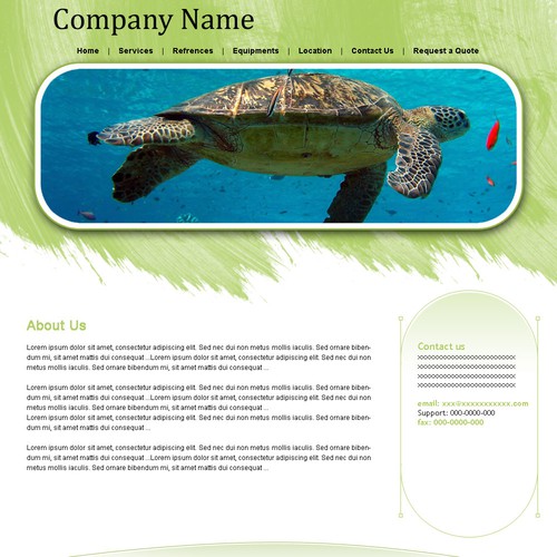 1-3 Page Website Template Design von vinodkhakra