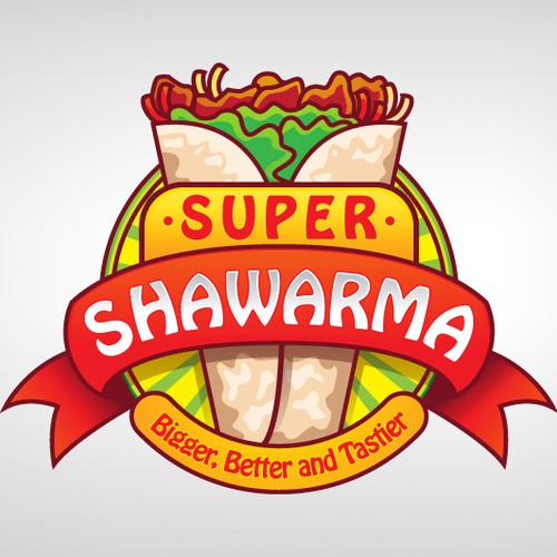 logo for Super Shawarma Design by Helmi Himawan