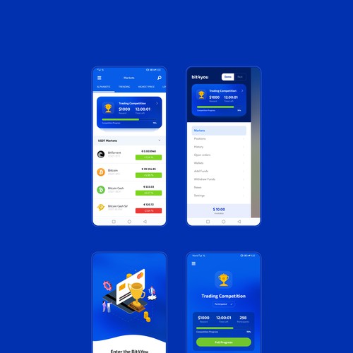 Designs | Trading competition design | App design contest