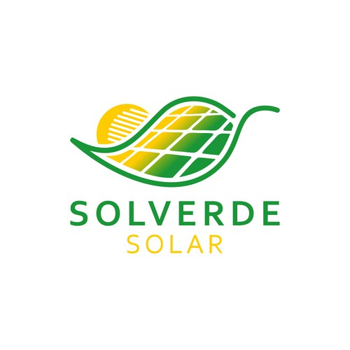 Clean logo for solar company Design by dedotardy