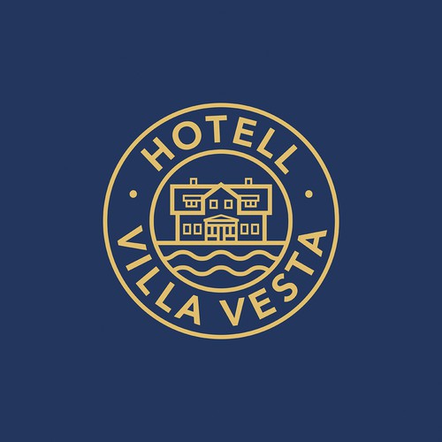 Hotell Logo in Classic Style, for a Small Hotell in a Small Town. (See references) Design by Behind the Amusement Park