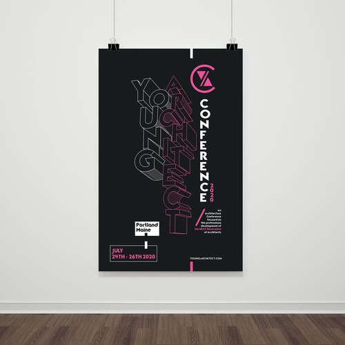 Poster Design for Millennial Architecture Conference Design by Adobian™