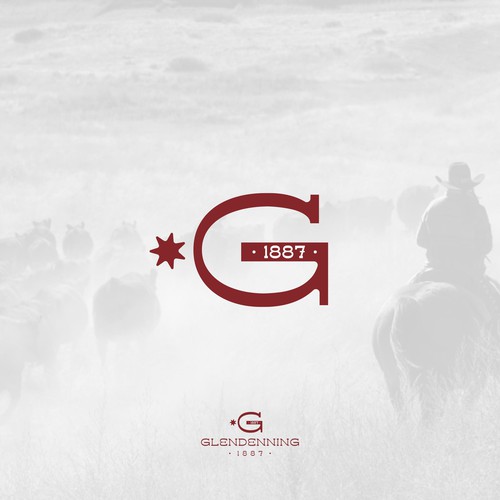 Glendenning Ranch Cattle Brand Design by CSArtwork