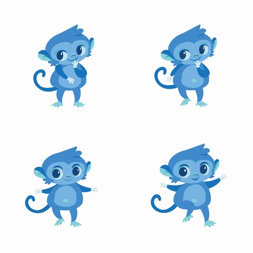 monochrozさんのHelp Children in Need with The Blue Monkey! Logo Needed!デザイン