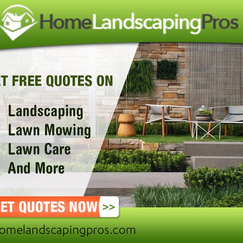 Fun and Exciting Landscaping Banner Ad Diseño de niroshft