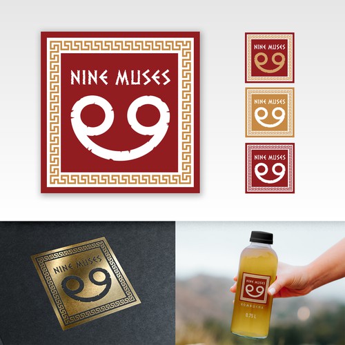 Design a modern logo for kombucha that is inspired by the Greek Muses Design by CervusDesigns