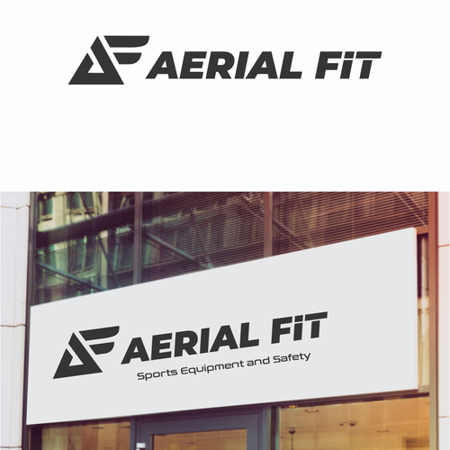 "Aerial Fit" Logo for our new aerial sports shop Design by Mattluby93