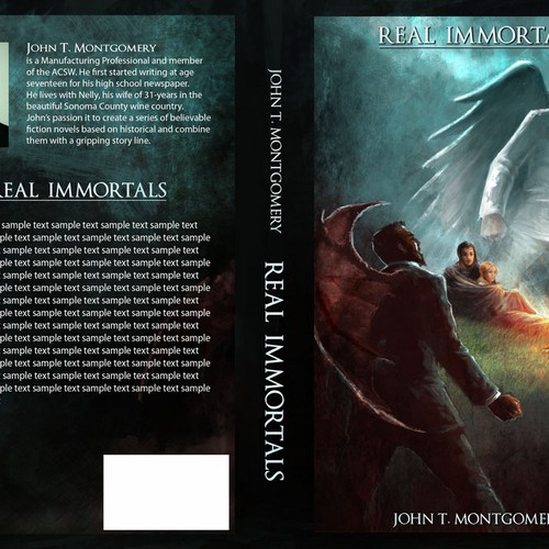 Help design a new Fiction Series book cover - Real Immortals Design by paganus