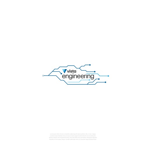 Vista Engineering Logo Design by BillyFoss