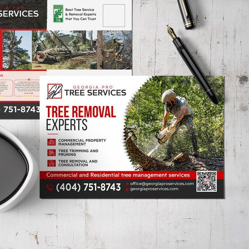 Branding for a Tree Removal Service Diseño de Sketch Media™