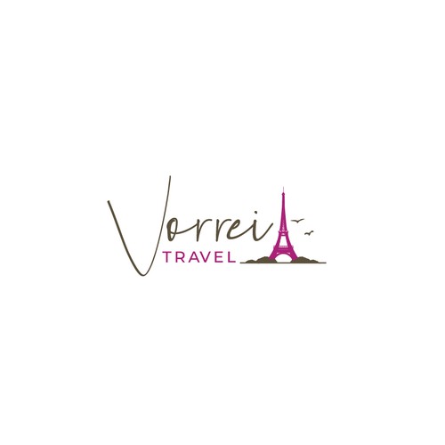 Boho European Travel Logo Design Design by FoxCody