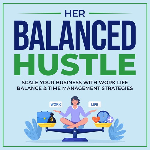 Her Balanced Hustle Cover Art Design by Unboxing Studio