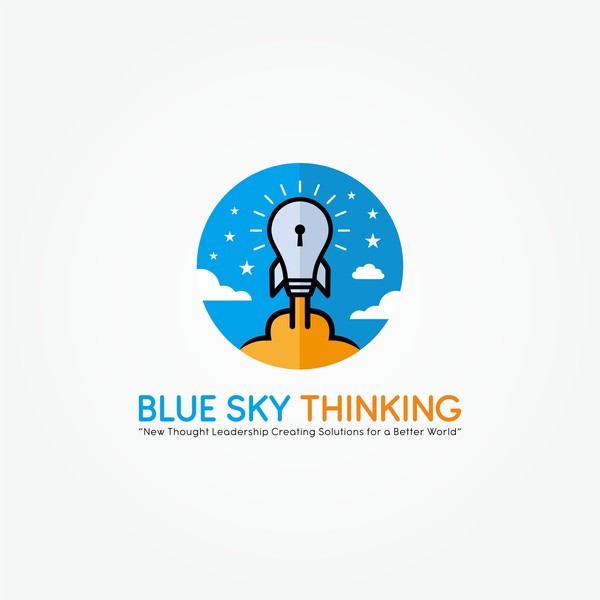 Design by MASAGI™ titled "blue sky thinking"