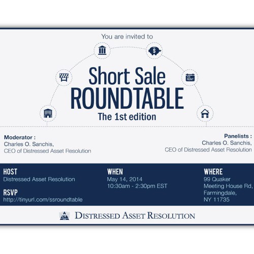 Invitation for Real Estate Event Card or invitation contest