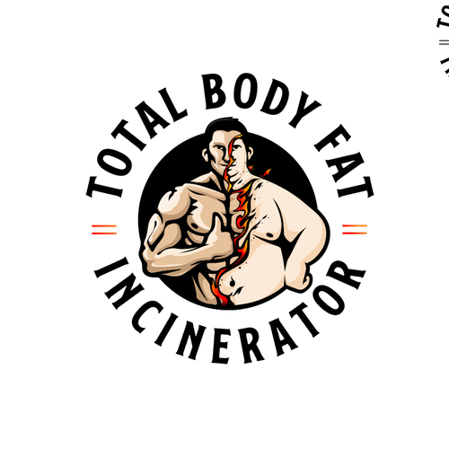 Design a custom logo to represent the state of Total Body Fat Incineration. Diseño de Angkol no K