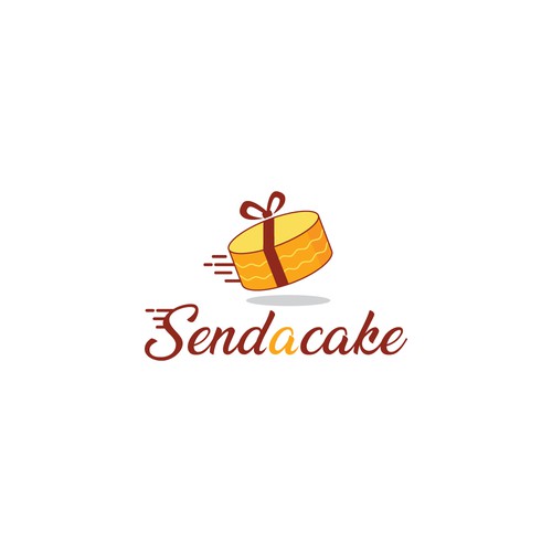 Send A Cake needs a gorgeous fun logo Design by MercClass