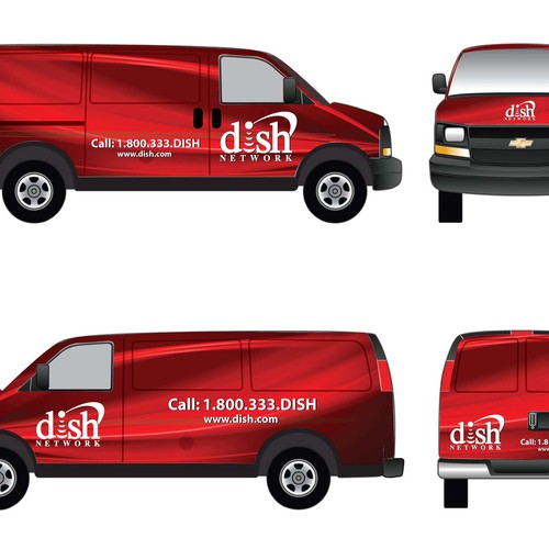 V&S 002 ~ REDESIGN THE DISH NETWORK INSTALLATION FLEET デザイン by Concept Factory