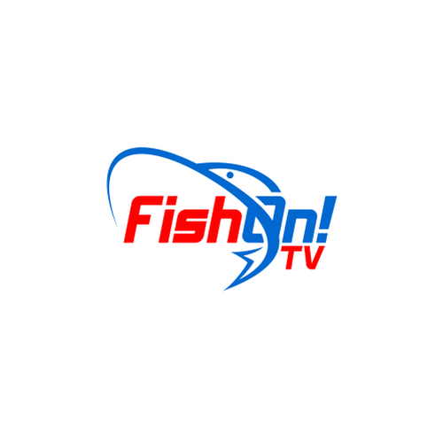 fun and exciting fishing TV channel logo that represents cool fishing contests Design by apn19