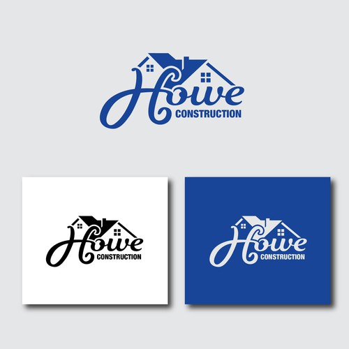 Howe Construction Logos Wanted! Must have the same cursive as my profile pic for word: Howe. Want better pictures!! Design by Kas_Ra