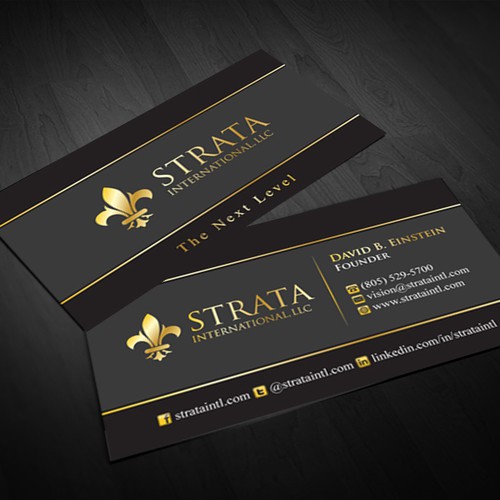 1st Project - Strata International, LLC - New Business Card Design von Umair Baloch