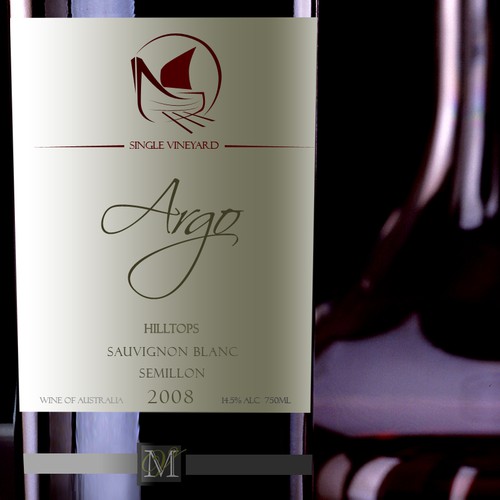 Sophisticated new wine label for premium brand Diseño de mihaidorcu