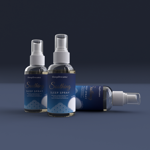 Sleep Spray label design for global Sleep brand Design by Tamara.D