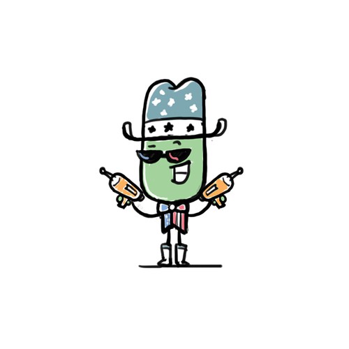 Mascot for Uranus Fudge Factory and General Store Design by zoranns