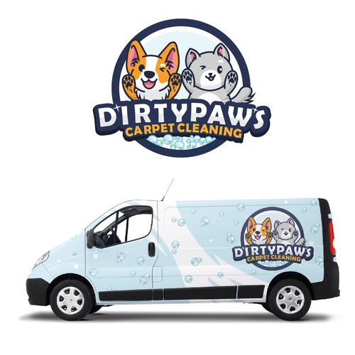 Bright & Playful logo needed for pet focussed carpet cleaning company Design by LastBlacker