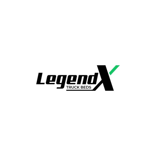 Legend X Truck Bed's Logo Design by line2code