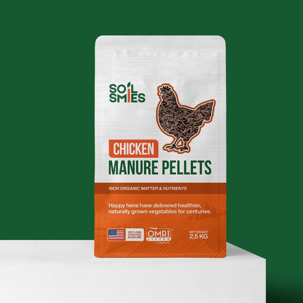 Packaging Design for Soil Smiles - Chicken Manure Pellets