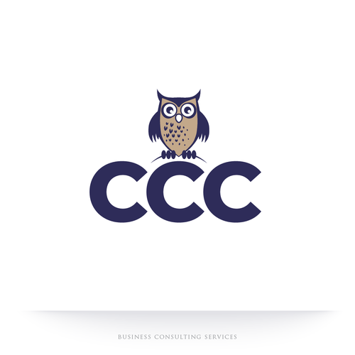 Business service logo with owl symbol Design by DanaG.
