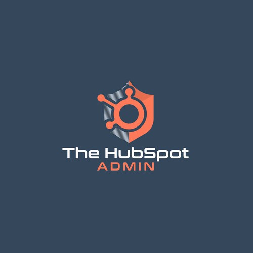 Bold logo that unites and champions the HubSpot Admin Design by MotionPixelll™