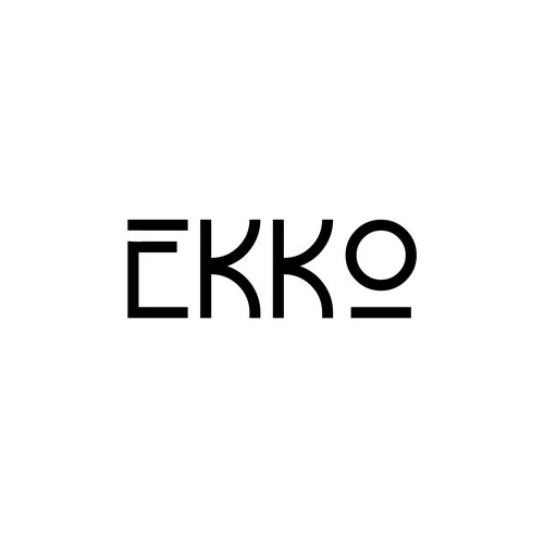 SIMPLE LOGO - ekko Letters then dm after Design by artoffaizan