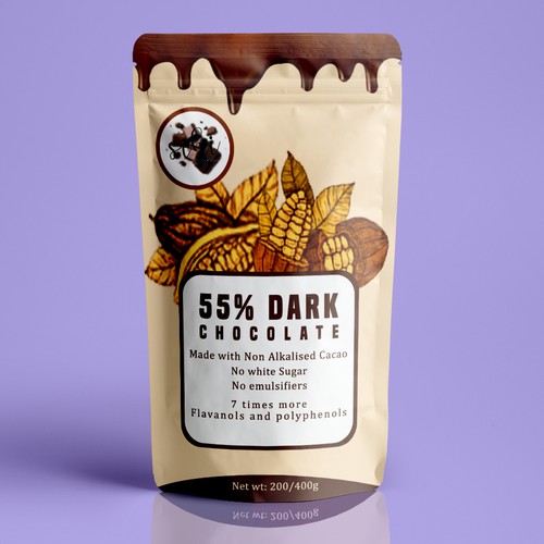 Design label for a Craft Chocolate Company-ontwerp door MMG World