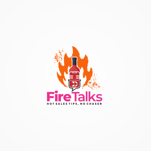 コンペ「Design a new logo for our season 2 of our Fire Talks show that's strong enough to look like a tier 1」のデザイン by BLaksonoさん 