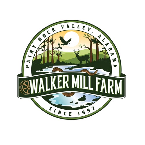 Design a new logo for a wildlife sanctuary located in the Paint Rock River Valley! Design by katie_kat