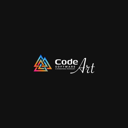 Logo for our newly opened company named CodeArt. Design by Sedow