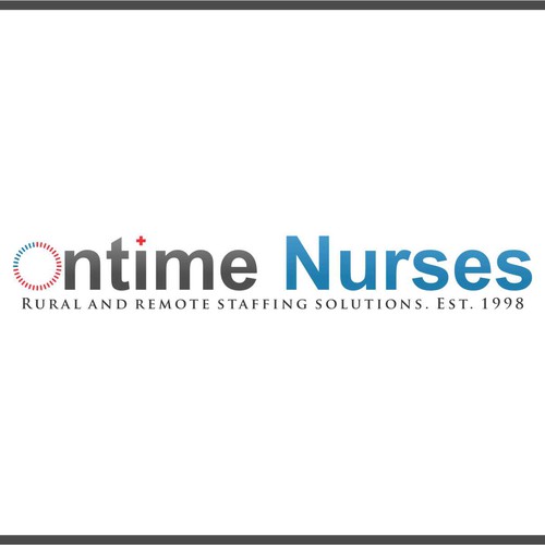 logo and business card for Ontime Nurses Design réalisé par 'tie