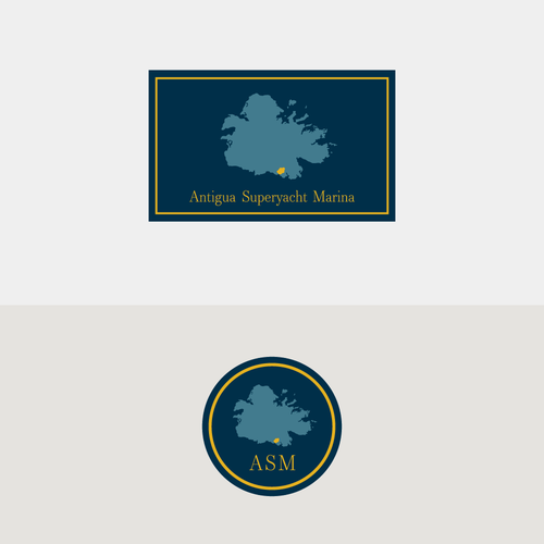Logo for Antigua Superyacht Marina Design by Dimitris Design