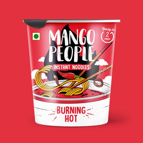 Playful Instant Noodle Packaging Design Challenge Design by tomdesign.org