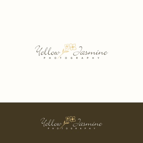 Yellow Jasmine Photography Logo Design Design by GinaLó