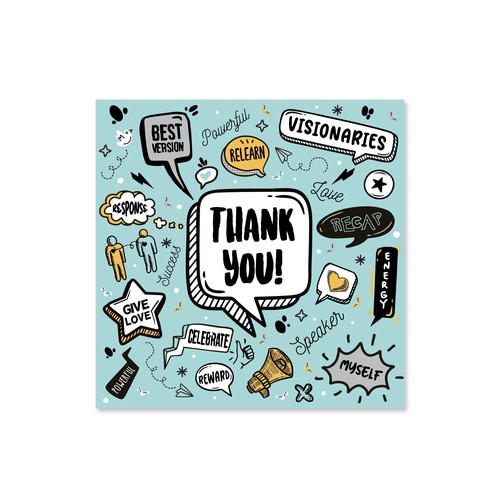 Design A Very Unique Thank You Card デザイン by OpArt