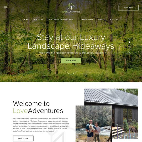 LoveAdventures Website Design by Obizzy