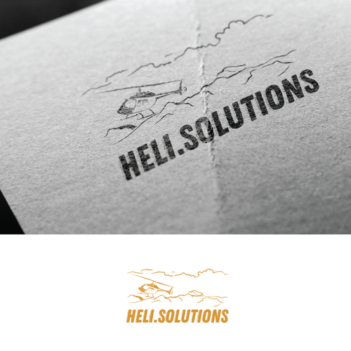 ©ZHIO™️ ☑️さんのHeli.Solutions logoデザイン