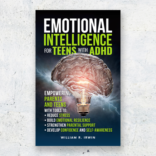 E-Book Cover Design for an Optimistic approach to addressing ADHD Design by DemokooDesign