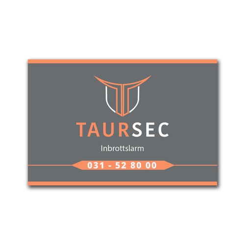 New powerful logo for a security company Design by designet22