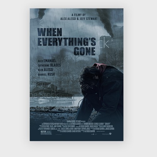 When Everything's Gone Movie Poster Design Design by norbertTOTH