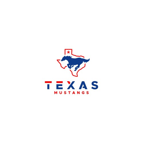 Diseño de Texas Mustangs de SGrph